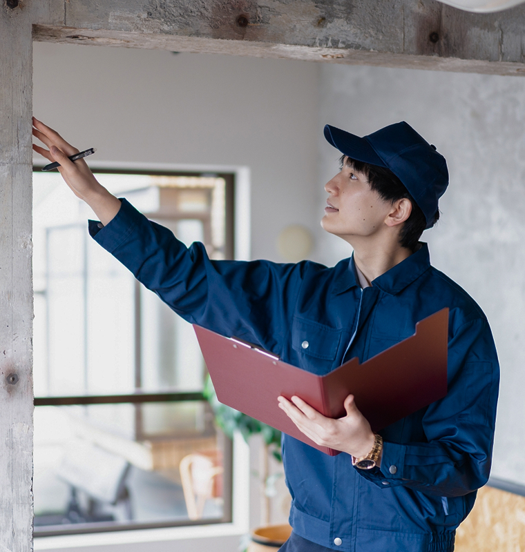 家は住まい始めてからがスタート。定期点検や末永いアフターサポートを実施。